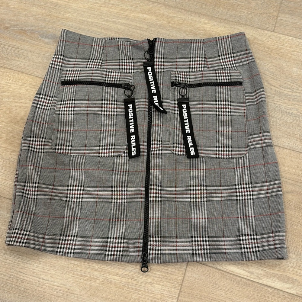 Zara Plaid Skirt